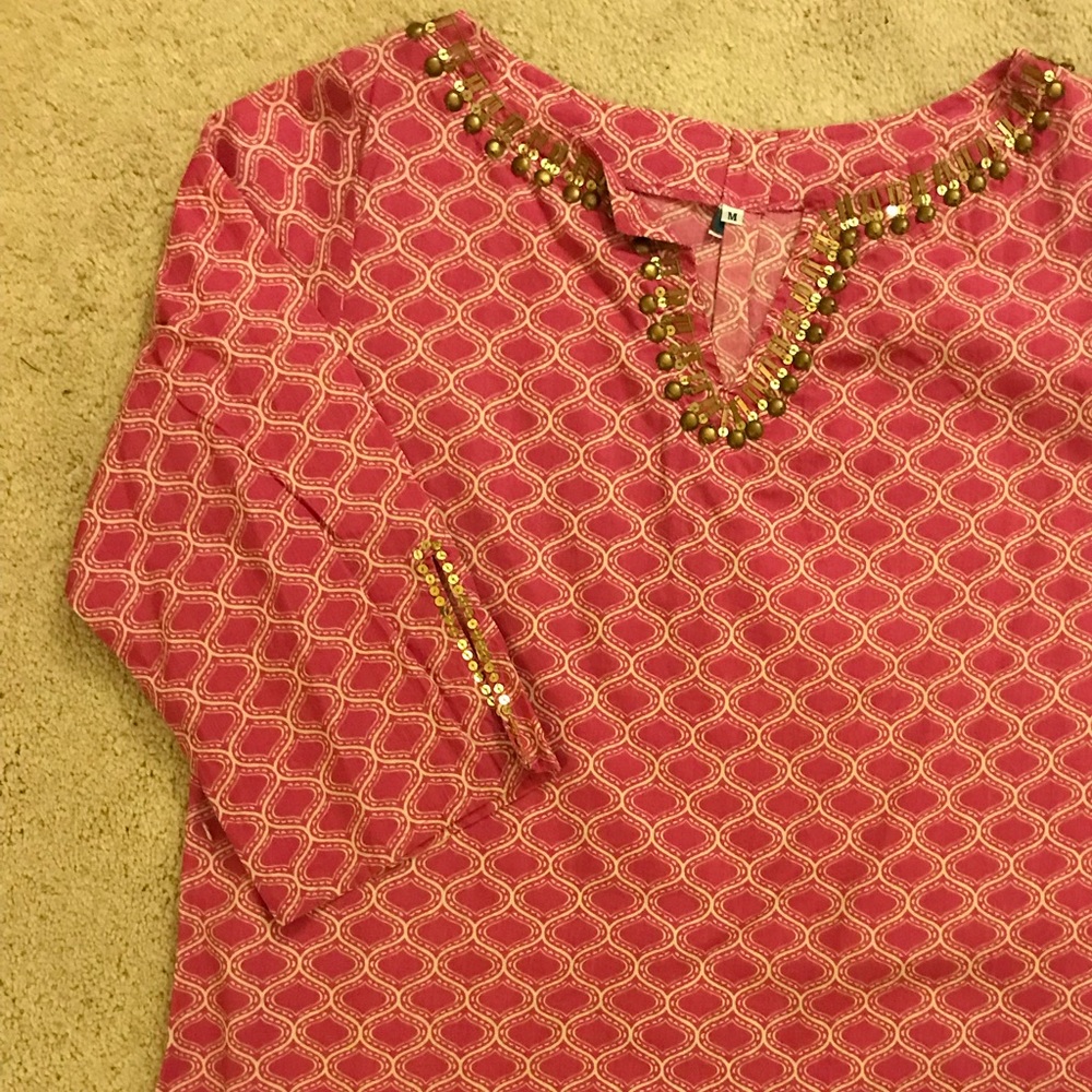 Sequined Embellished Tunic